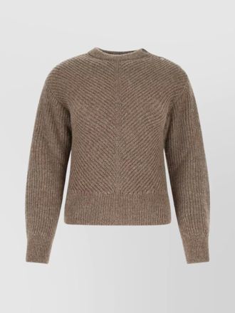Bottega Veneta alpaca chevron knit top