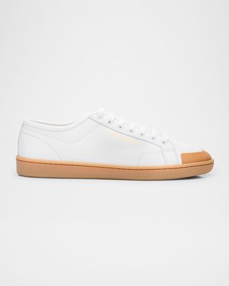 Saint Laurent Gym Leather Low-Top Sneakers