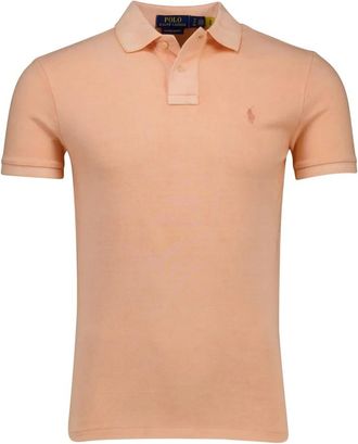Polo Ralph Lauren Oranje Polo Shirt Korte Mouw - Heren - Polos - Oranje - S - Tops
