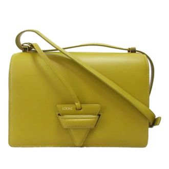 Loewe Pre-owned Cross Body Bags, female, Yellow, Size: ONE SIZE Pre-owned Leather crossbody-bags