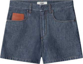 Fendi Chambray Denim Shorts - Dames - Denim shorts - Blauw - XS - Denim - Korte Broeken