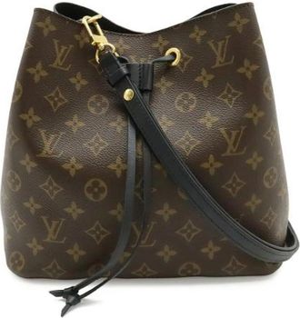 Louis Vuitton Pre-owned Neo Noe Monogram Shoulder Bag - Dames - Vintage Tas - Bruin - ONE Size - Leer - Vintage