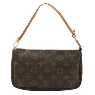 Louis Vuitton Pre-owned Mini Bags, female, Brown, Size: ONE SIZE Pre-owned Pochette Accessoires Monogram Pouch