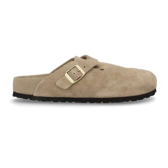 Birkenstock Mules, female, Beige, Size: 10 US Boston Soft Footbed