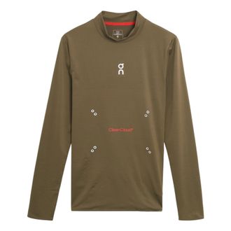 On Running x Pleasures x The Loop Long Sleeved T-Shirt Olive 1MF10360153
