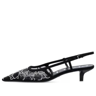 Gucci (WMNS) Gucci GG slingback pump Black 675829-F13A0-1000