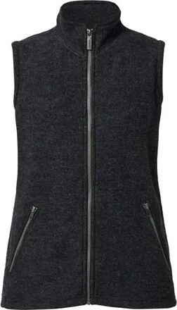 Ivanhoe of Sweden Flora Vest Merinogilet f&uuml;r Damen | schwarz