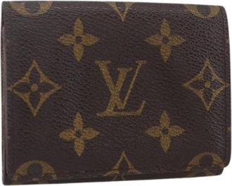 Louis Vuitton Pre-owned Wallets, female, Brown, Size: ONE SIZE Pre-owned Canvas Wallet