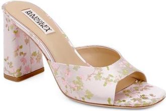 Badgley Mischka Cadence Slide Sandal in Light Pink at Nordstrom, Size 9.5