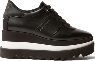 Stella McCartney Sneakelyse Sneakers - Dames - Sleehakken - Zwart - 39 EU - Schoenen