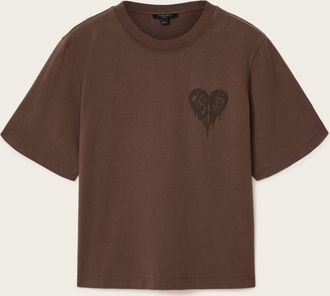 AllSaints Cotton Lisa Trip Graphic Boxy T-Shirt, Size: XS