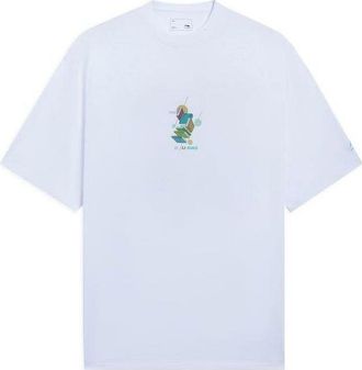 Li-Ning Graphic Loose Fit T-shirt White AHSS637-2