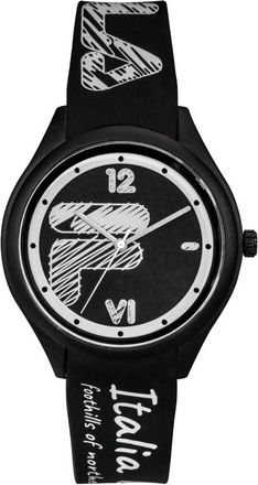 Fila Unisex Volwassen Horloge Filastyle 44 mm Siliconen Band 38-321 - unisex - Horloges - Zwart - ONE Size - Accessoires