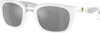 Ray-Ban RB8362M F6956G Mens Sunglasses White Size 53