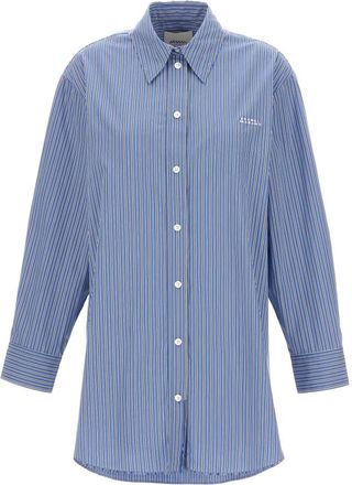 Isabel Marant Shirts, female, Blue, S, Cylvany Shirt