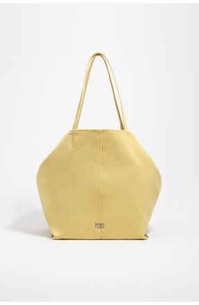 Bimba & Lola Large Gabardine Shopper Bag in Banana at Nordstrom