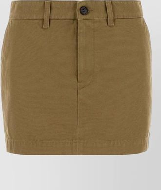 Balenciaga denim mini skirt