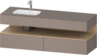 Duravit Duravit Qatego Lavabo Encastrado Con Base De Lavabo Consola