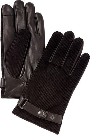 Brooks Brothers Insulated Corduroy & Leather Gloves