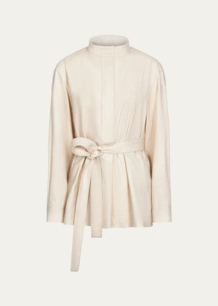 TWP Tamzin Cashmere-Blend Robe Top