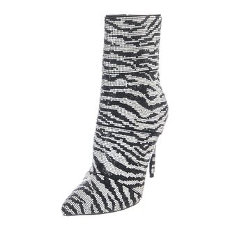 Steve Madden Schoenen, Dames, Veelkleurig, 36 EU, Zebra Print Enkellaars