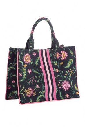 Shiraleah Womens Karla Floral Canvas Tote Bag In Multi