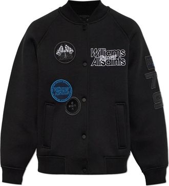 AllSaints Nico Bomberjack - Dames - Bomber jackets - Zwart - XS - Katoen - Jassen