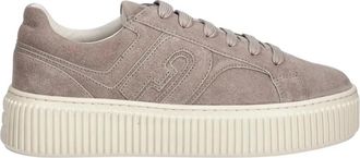 Furla Sky Lace-Up - Dames - Sneakers - Beige - 37 EU - Leer - Schoenen