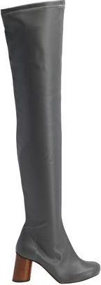 8 by YOOX STRETCH GLOVE LEATHER OVER-THE-KNEE BOOTS