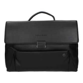 Piquadro Tassen, Heren, Zwart, ONE Size, Leer, Zakelijke tas en laptoptas