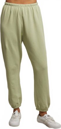 perfectwhitetee Johnny French Terry Easy Sweatpant In Pistachio