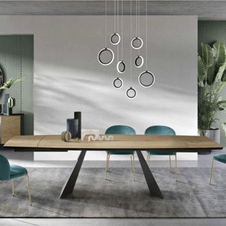 Capodarte Capodarte - Tavolo allungabile 300 cm con piano in Rovere Crudo gilmour