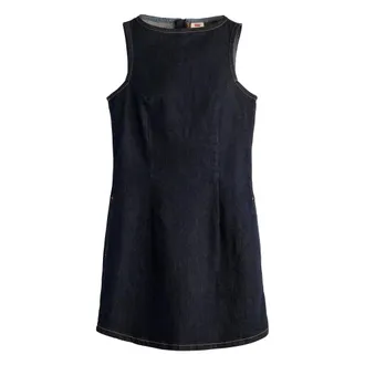 Levi's Short Dresses, female, Blue, Size: S Little Denim Dress
