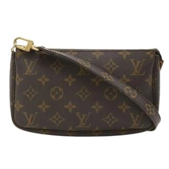 Louis Vuitton Pre-owned Mini Bags, female, Brown, Size: ONE SIZE Pre-owned Mini Pochette