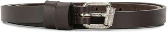 Aspesi Leren Riem - Dames - Riemen - Bruin - XS - Leer - Accessoires