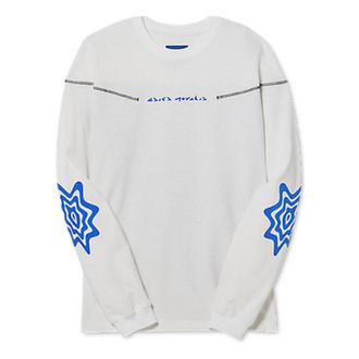 Asics Novalis Bixance Long Sleeve Top White Blue Black 2203A232-100