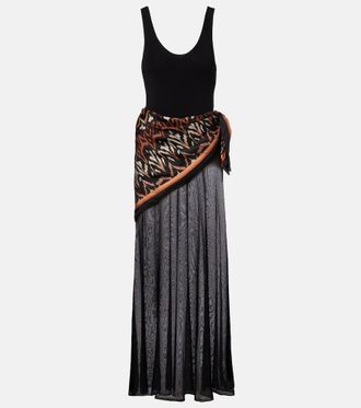 Zimmermann Aster scarf-detail maxi dress