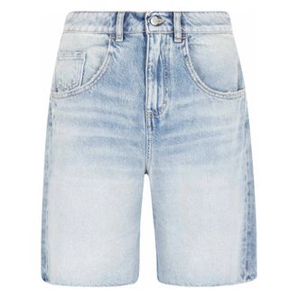 Icon Denim Los Angeles Bermuda Lea Shorts - Dames - Denim shorts - Blauw - W26 - Denim - Korte Broeken