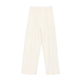 Carven Broeken, Dames, Wit, S, Tr 305 Pyjama Broek