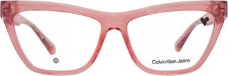 Calvin Klein Demo Cat Eye Unisex Eyeglasses CKJ23614 671 54