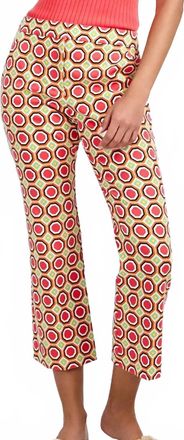 Trina Turk Lulu Pant In Multi Geo Print