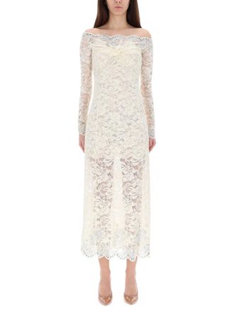 Paco Rabanne Long Lace Dress
