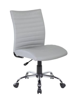 Serena Serena - Silla De Oficina Newcastle, Silla Operativa, Asiento De Oficina Ergon&oacute;mico, 54x48h90/100 Cm, Gris