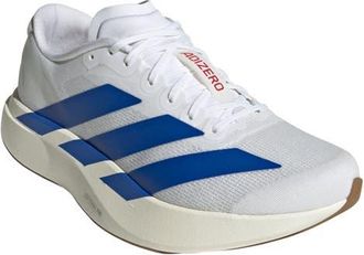 adidas Adizero Evo SL Running Shoe in White/Royal Blue/Pure Ruby at Nordstrom, Size 11.5 Womens