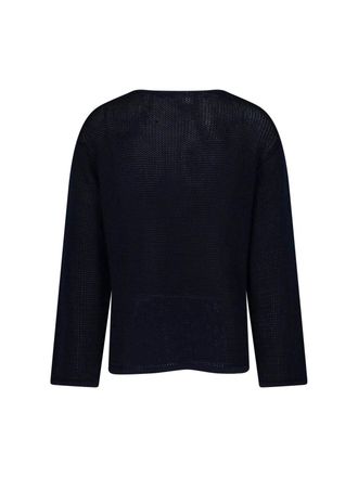 Giorgio Armani Mens Sweaters Blue Linen