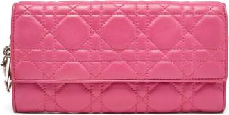 Dior Portafoglio Lady Dior - Rosa