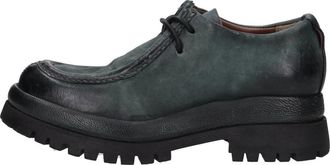 A.S.98 Lederen Veterschoenen - Dames - Veterschoenen - Groen - 39 EU - Leer - Schoenen