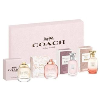 Coach Womens For Her Mini Set 4.5ml EDP + EDT + Floral Blush EDP + - One Size