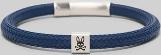 Psycho Bunny Mens Silicone Bracelet 400 NAVY / O/S