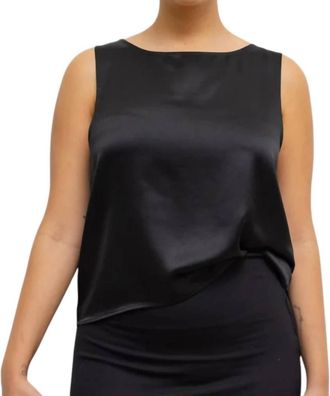 Leset Barb Blouse In Black